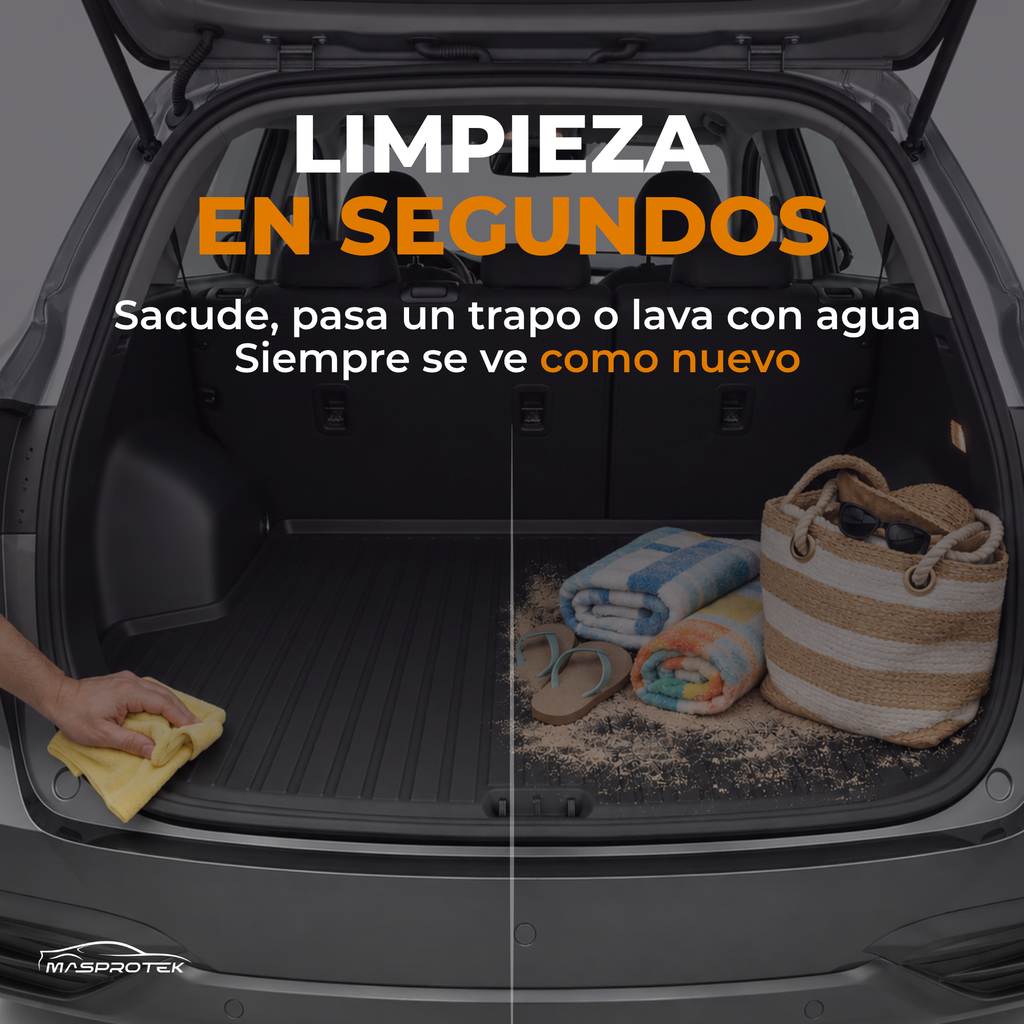 Tapete de Cajuela para BYD Song Plus 2024-2026 Tipo charola 3D a la Medida